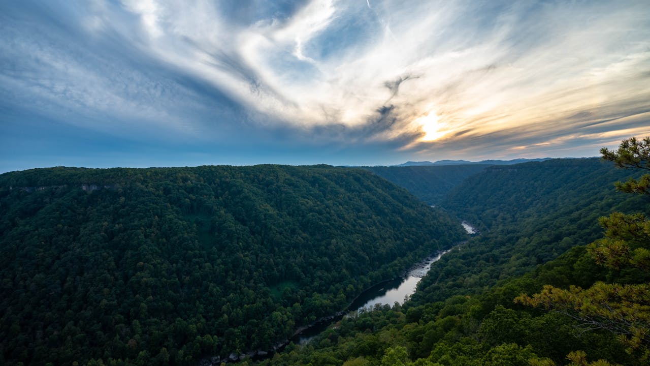 West Virginia cityscape
